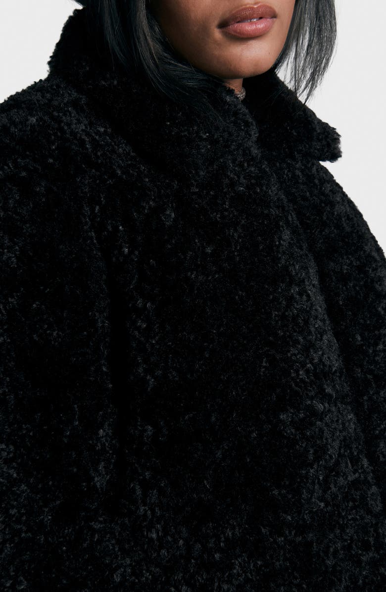 rag & bone Nikki Crop Faux Fur Jacket, Alternate, color, 