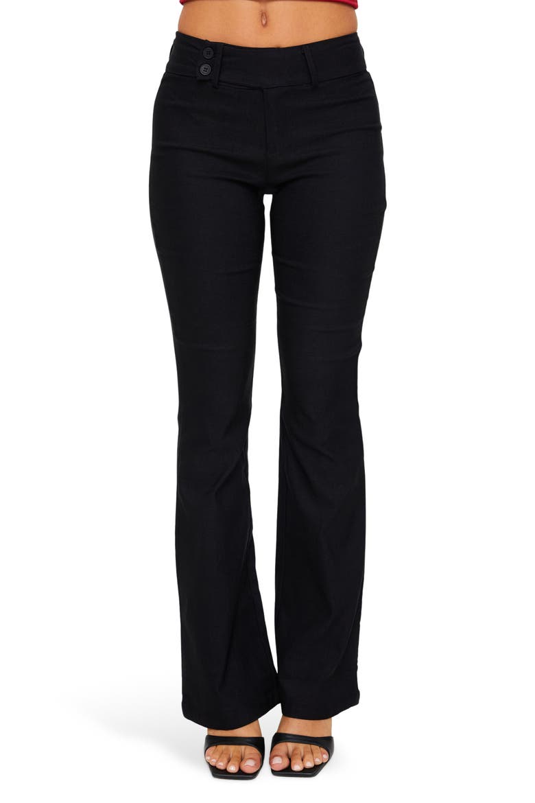 Kinkirk Flare Pants, Main, color, BLACK