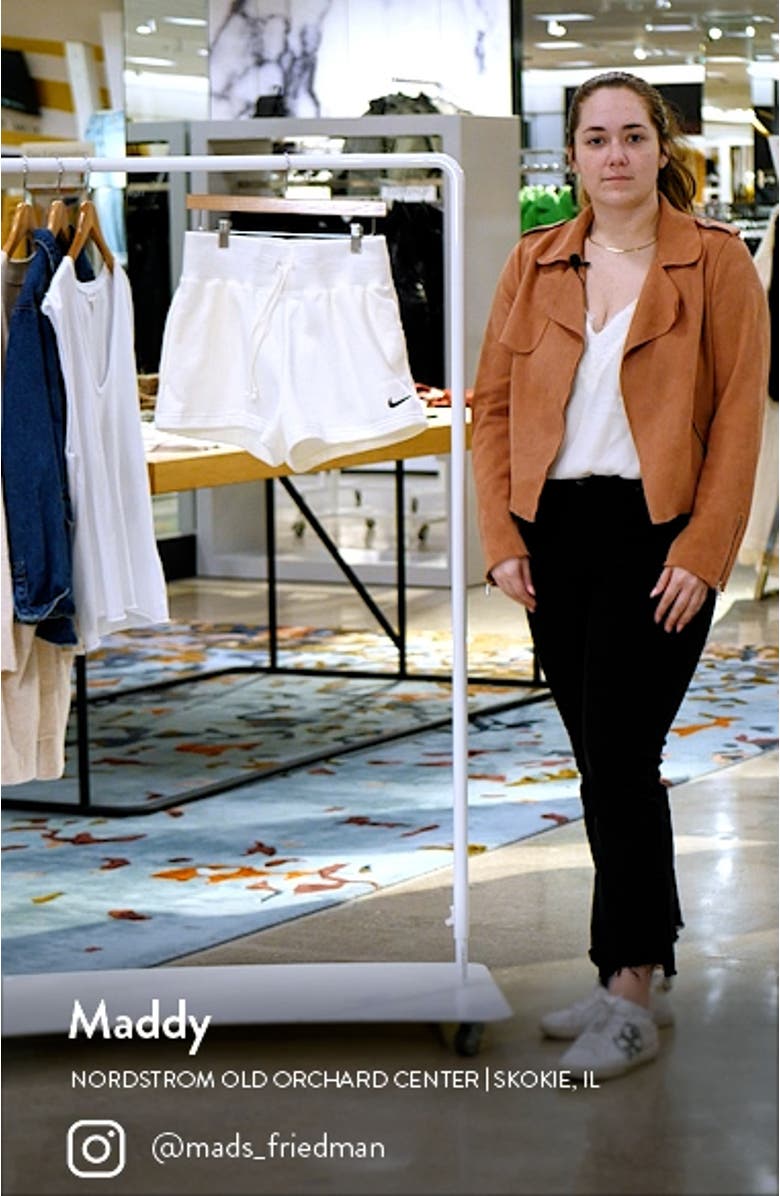 Phoneix Fleece High Waist Shorts, sales video thumbnail