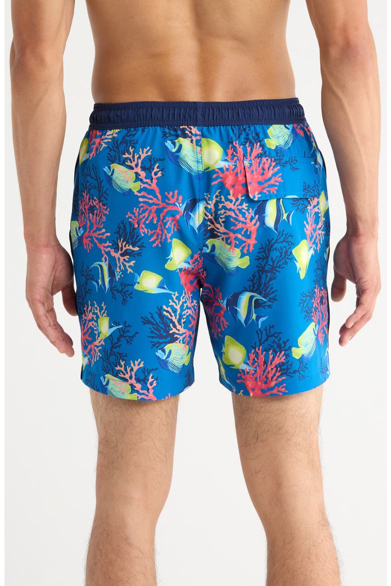 Naples Fishanado 6-Inch Swim Trunks, Alternate, color, VICTORIA BLUE