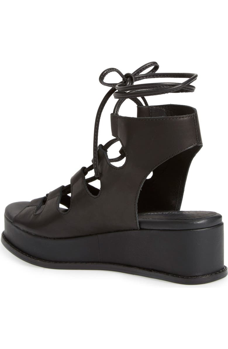 Jeffrey Campbell 'Ximeno' Platform Ghillie Sandal, Alternate, color,
