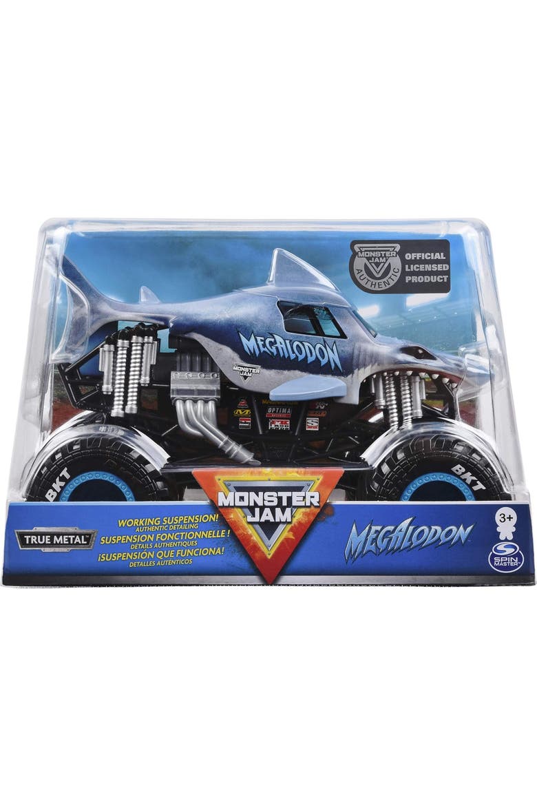 Megalodon Die Cast Vehicle, Main, color, Blue #2