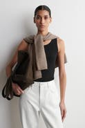 COS Ribbed-Cotton Round-Neck Tank Top