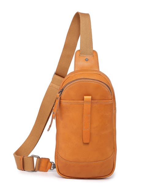 Fern Genuine Leather Compact Crossbody Sling Bag