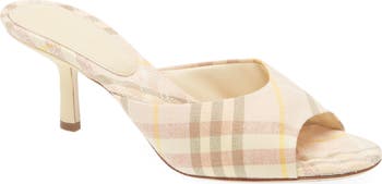【BURBERRY】CHECK MEWS SLIDES Burberry Women's Mews Check Slide Sandals | Bloomingdale's