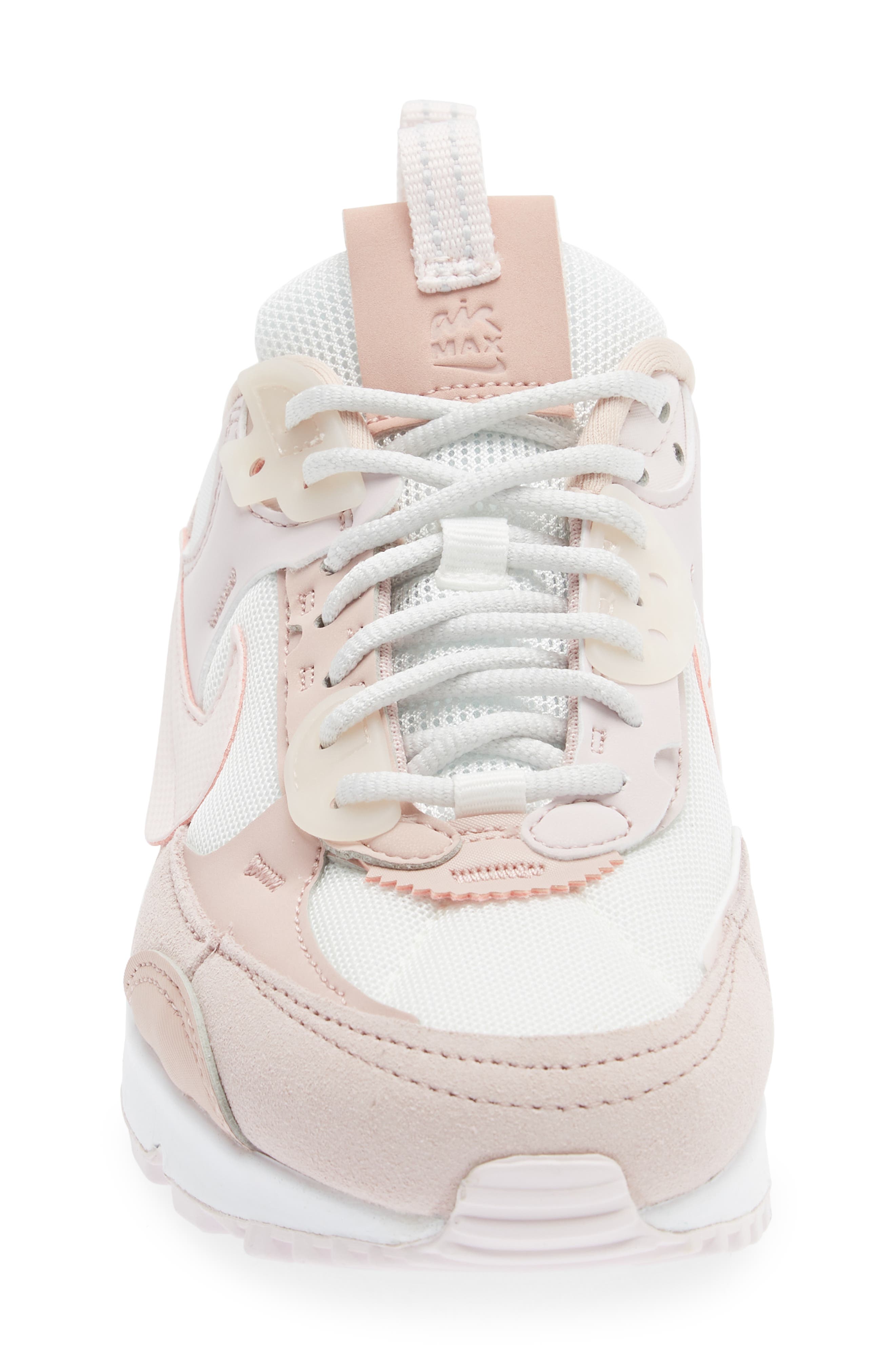 Air Max 90 Futura Sneaker, Alternate, color, SUMMIT WHITE/ LIGHT PINK/ ROSE