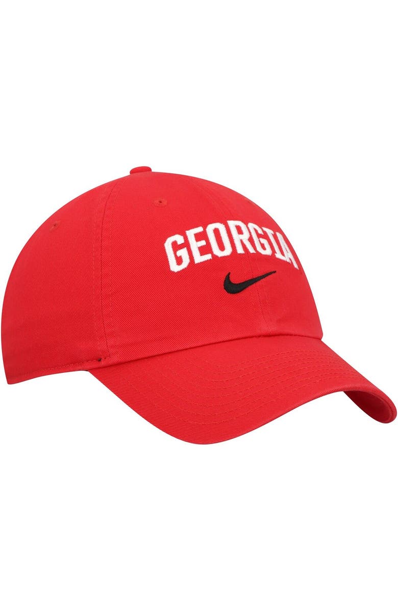 Nike Men's Nike Red Georgia Bulldogs Heritage86 Arch Performance Adjustable Hat, Alternate, color,
