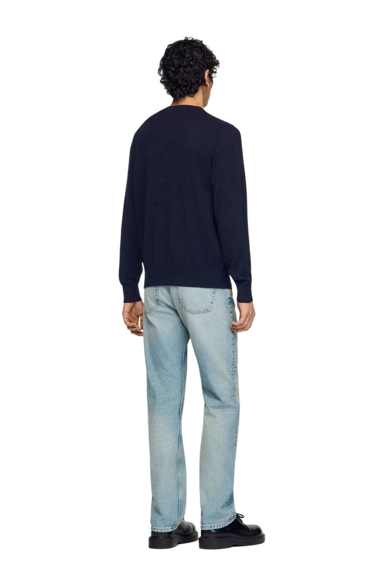 SANDRO Cashmere sweater, Alternate, color, Dark Navy