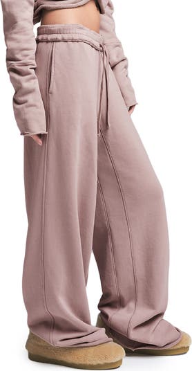 Wide Leg French Terry Sweatpants
