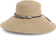 Vince Camuto Tweed Downbrim Bead Trim Hat