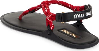 Riviere Cord & Leather Sandal
