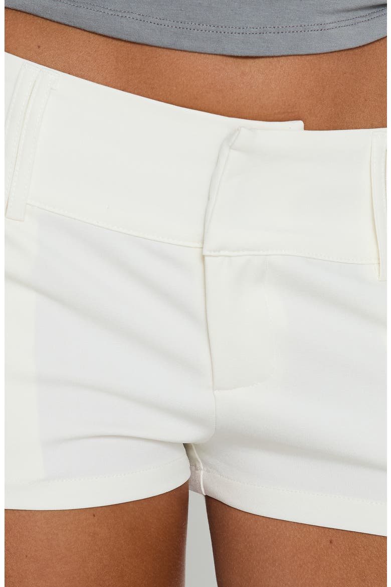 Two Lovers Low Rise Shorts, Alternate, color, WHITE