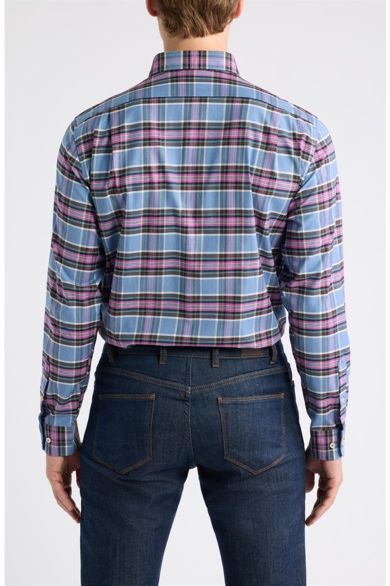 Angeles Plaid Button-Up Shirt, Alternate, color, RIPPLE