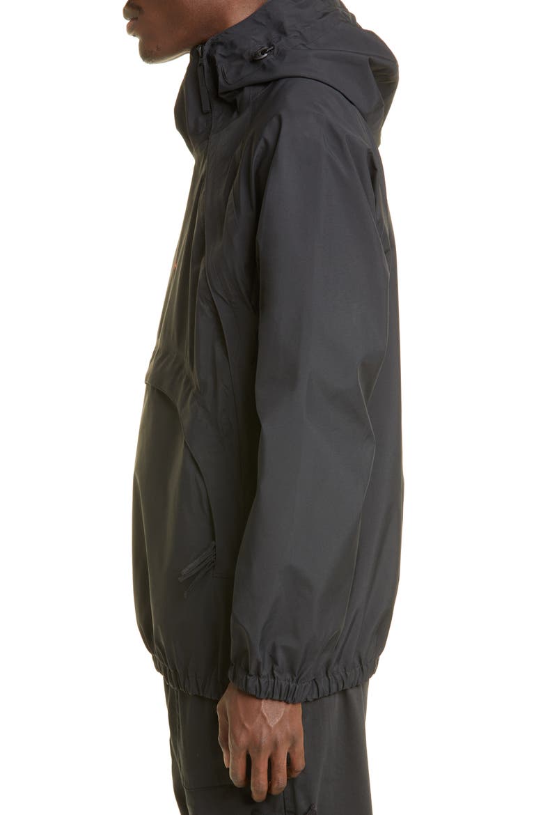 Marina Waterproof Gore-Tex® Hooded Jacket, Alternate, color, BLACK