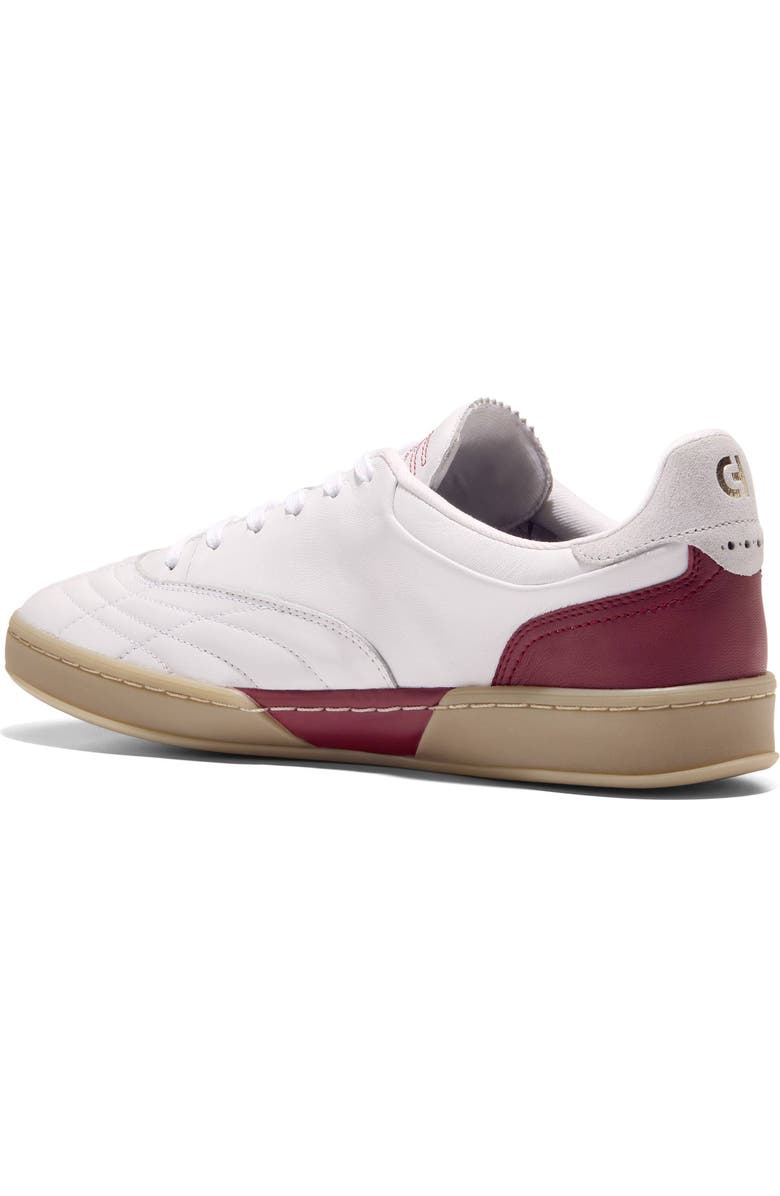 Cole Haan Grand Crosscourt Turf Sneaker, Alternate, color, White/ Claret