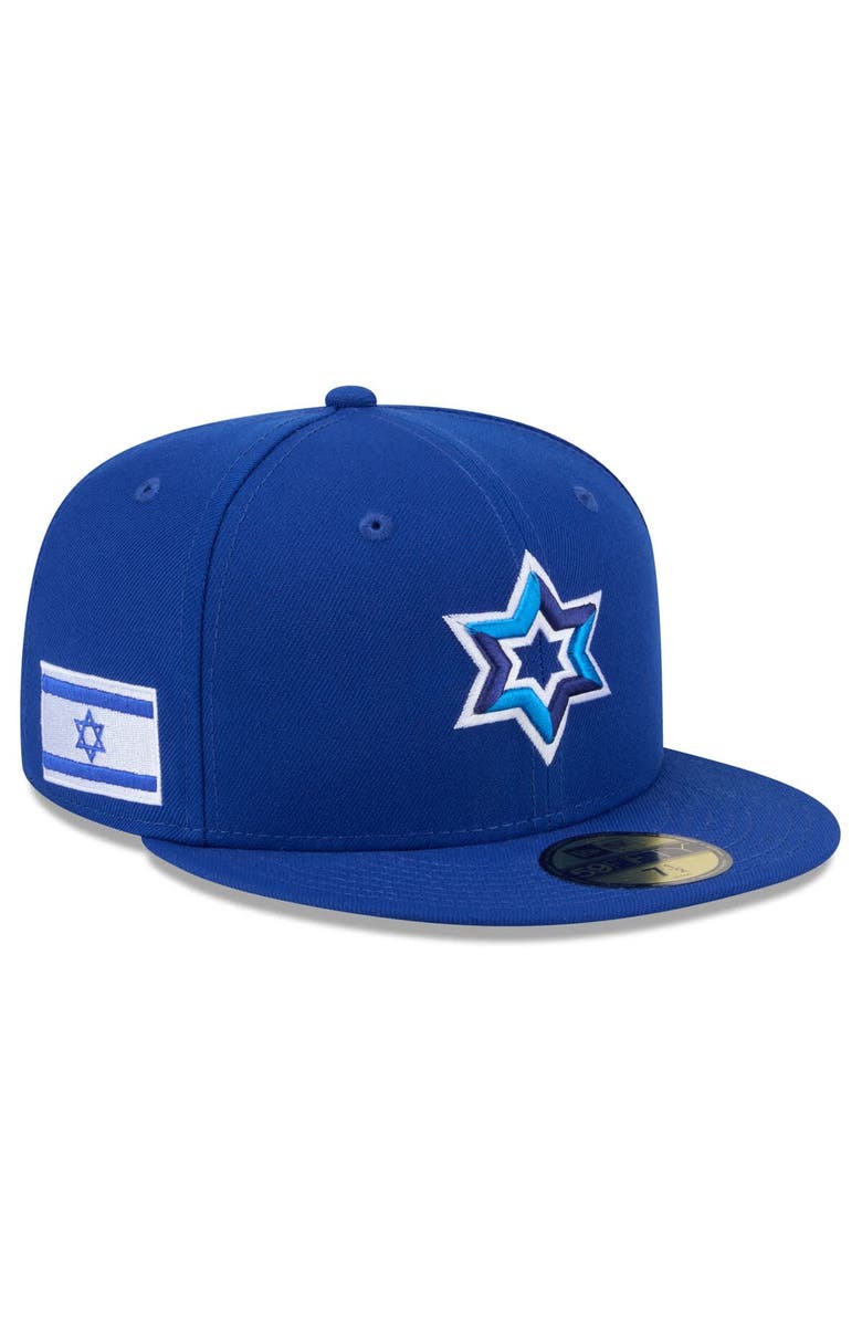 New Era Men's New Era  Blue Israel Baseball 2026 World Baseball Classic 59FIFTY Fitted Hat, Main, color, Blue