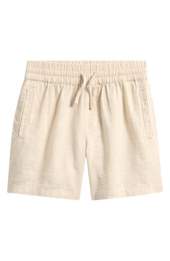 Reiss Kids' Linen Shorts In Neutral