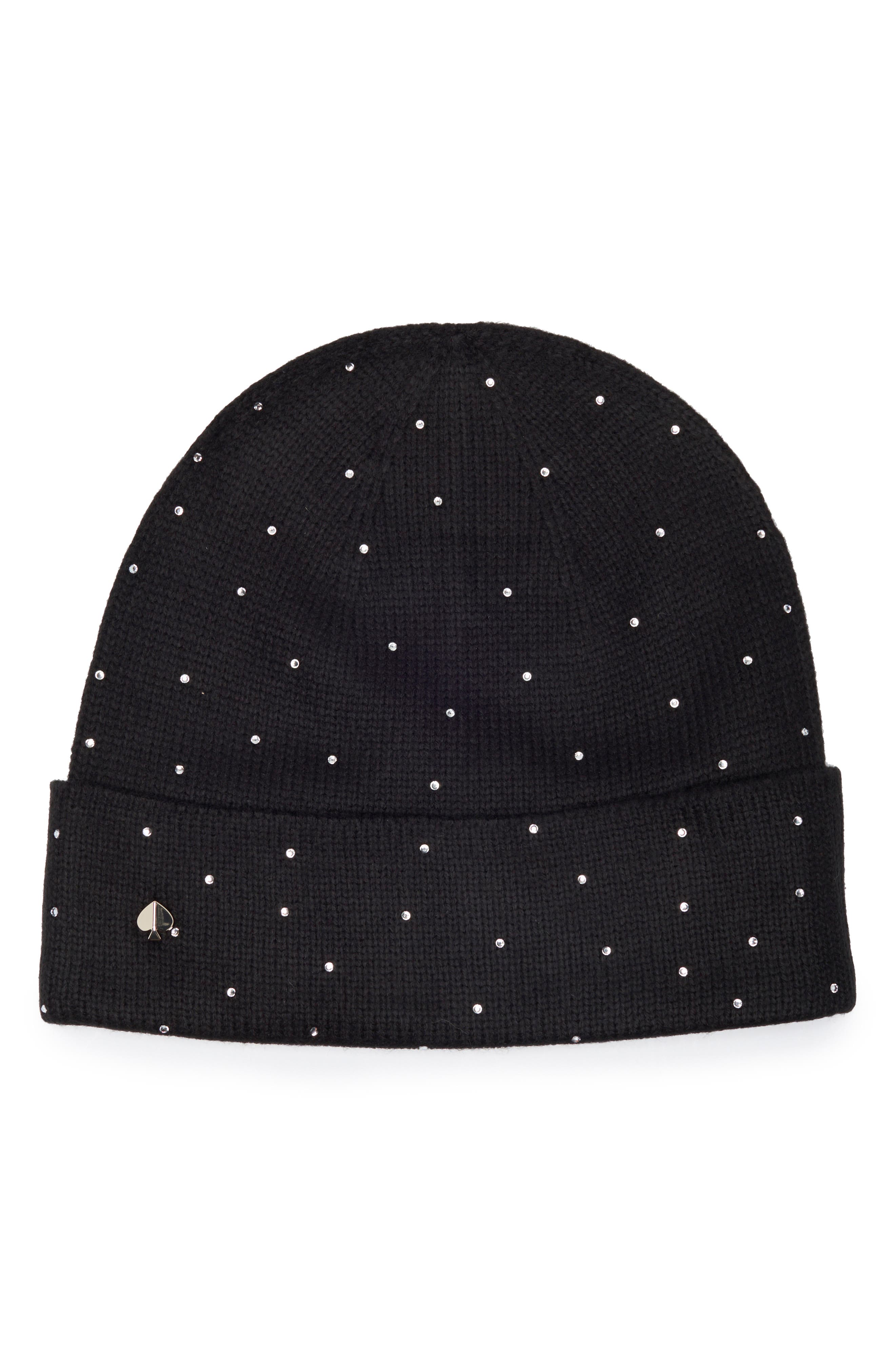 Kate Spade New York disco ball rhinestone beanie