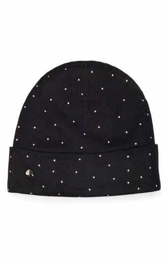 Kate Spade New York disco ball rhinestone beanie