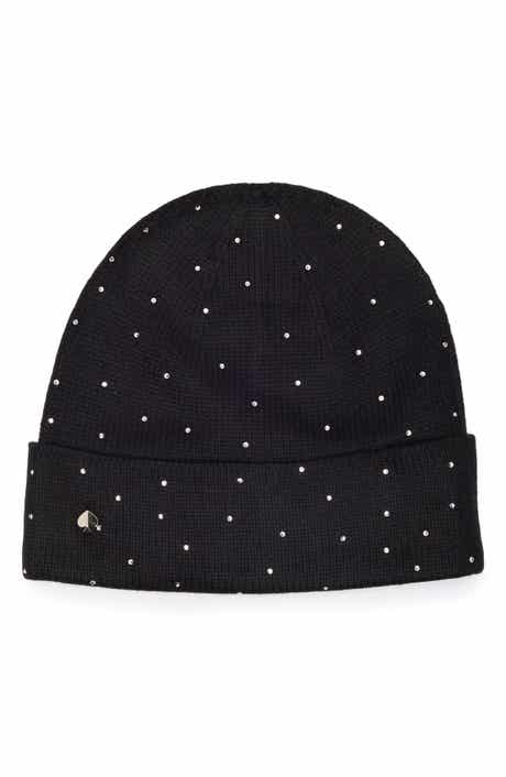 Kate Spade New York disco ball rhinestone beanie