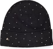 Kate Spade New York disco ball rhinestone beanie