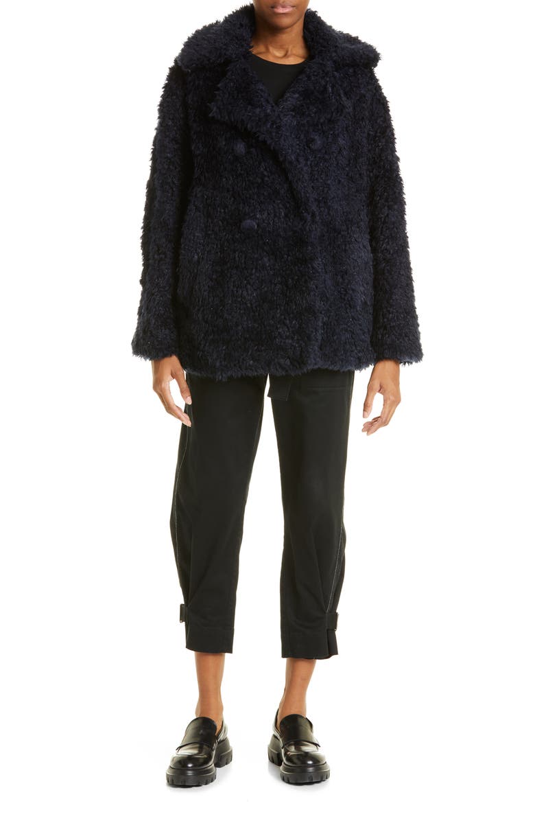 Proenza Schouler White Label Faux Shearling Jacket, Alternate, color,