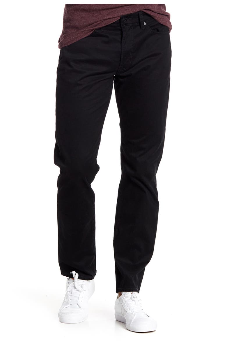 Lucky Brand 121<sup>®</sup> Heritage Slim Straight Leg Pants, Main, color, Black- Blak