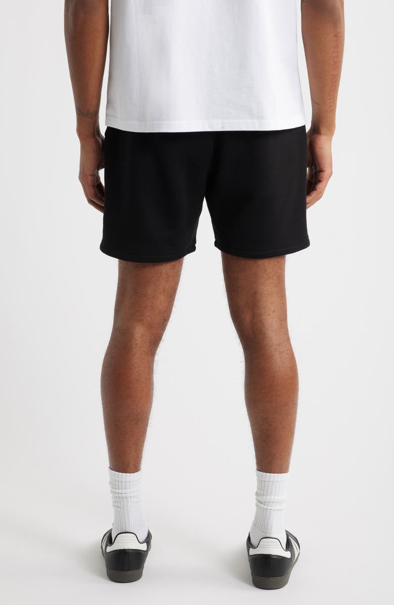 ICECREAM Shot Cotton French Terry Sweat Shorts, Alternate, color, Black