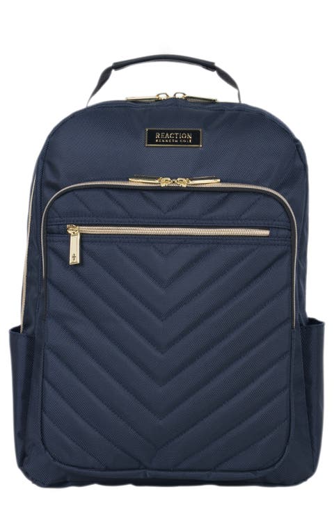 Chelsea Chevron Quilted Backpack