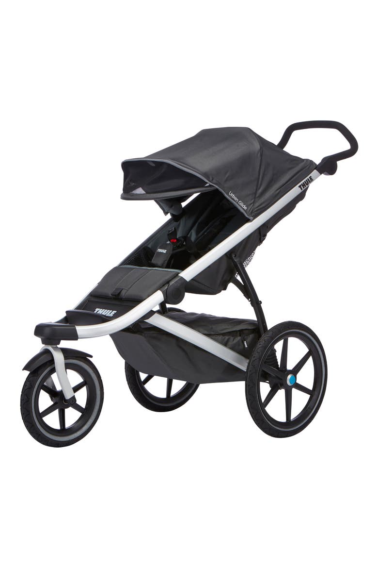 Urban Glide Jogging Stroller with Snack Tray & Cup Holder Console, Alternate, color, DARK SHADOW