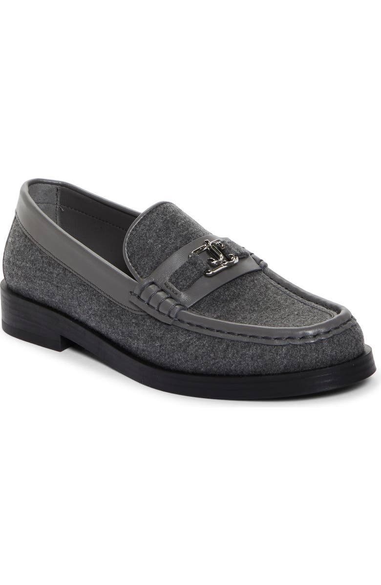 Jimmy Choo Addie Mixed Media Loafer, Main, color,