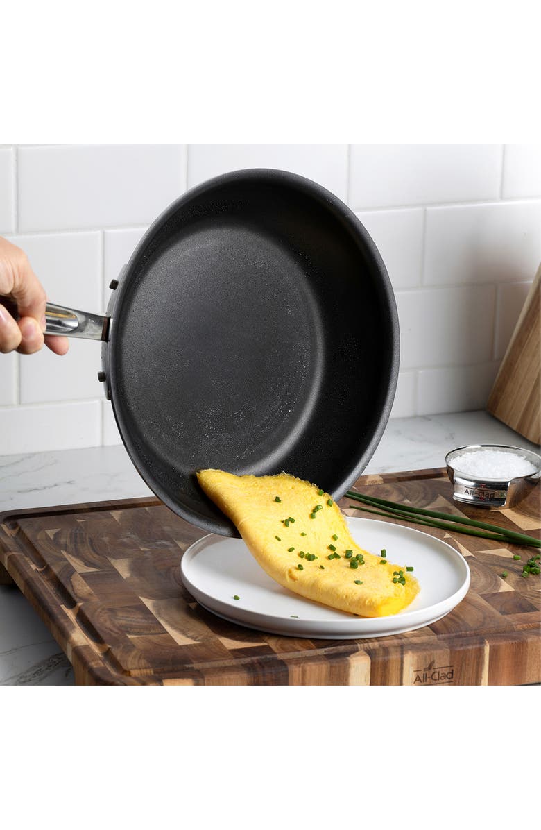 All-Clad D5 Brushed Pro Nonstick 8-inch Fry Pan, Alternate, color, Silver