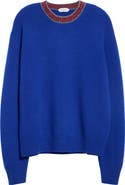 Versace Greca Border Crewneck Wool & Cashmere Sweater