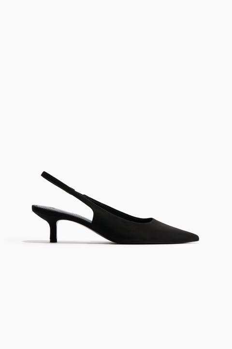 Slingback pumps