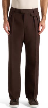 Manière De Voir Pierre Relaxed Fit Pleated Tailored Trousers