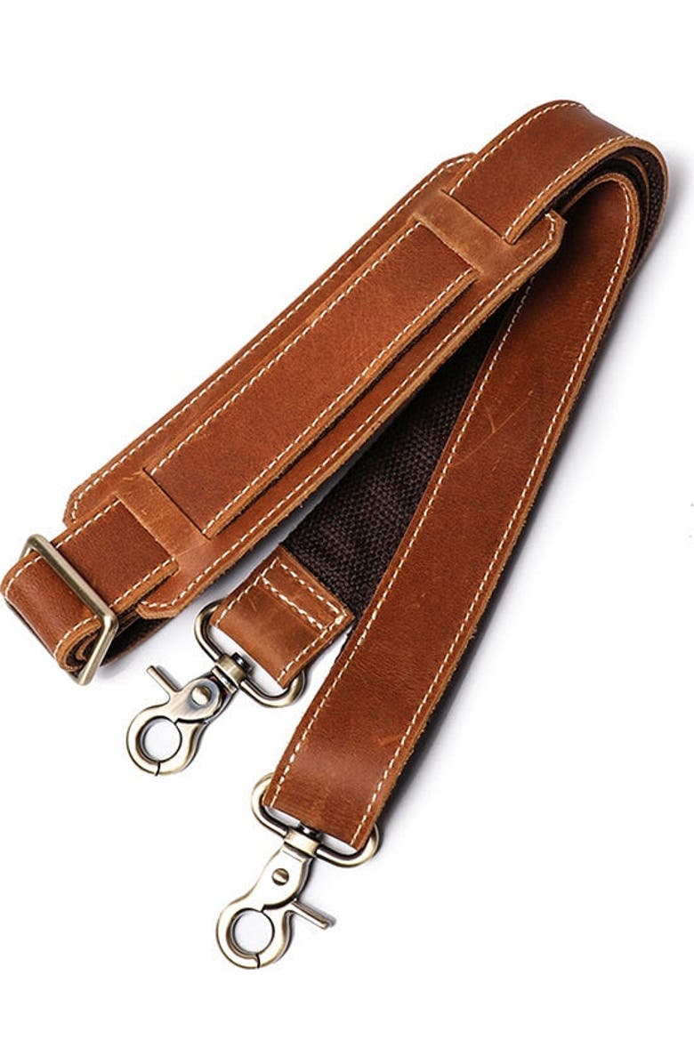 STEEL HORSE LEATHER The Bjorn Leather Laptop Bag | Vintage Leather Briefcase, Alternate, color, Brown