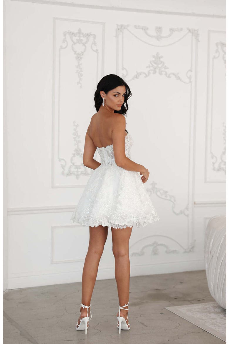 Jacqueline Mini Dress, Alternate, color, Ivory