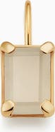 Oradina 14K Gold Date Me Birthstone Pendant Charm