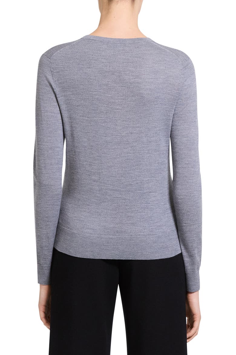 Rega Merino Wool Sweater, Alternate, color, LIGHT HEATHER GREY - QLY