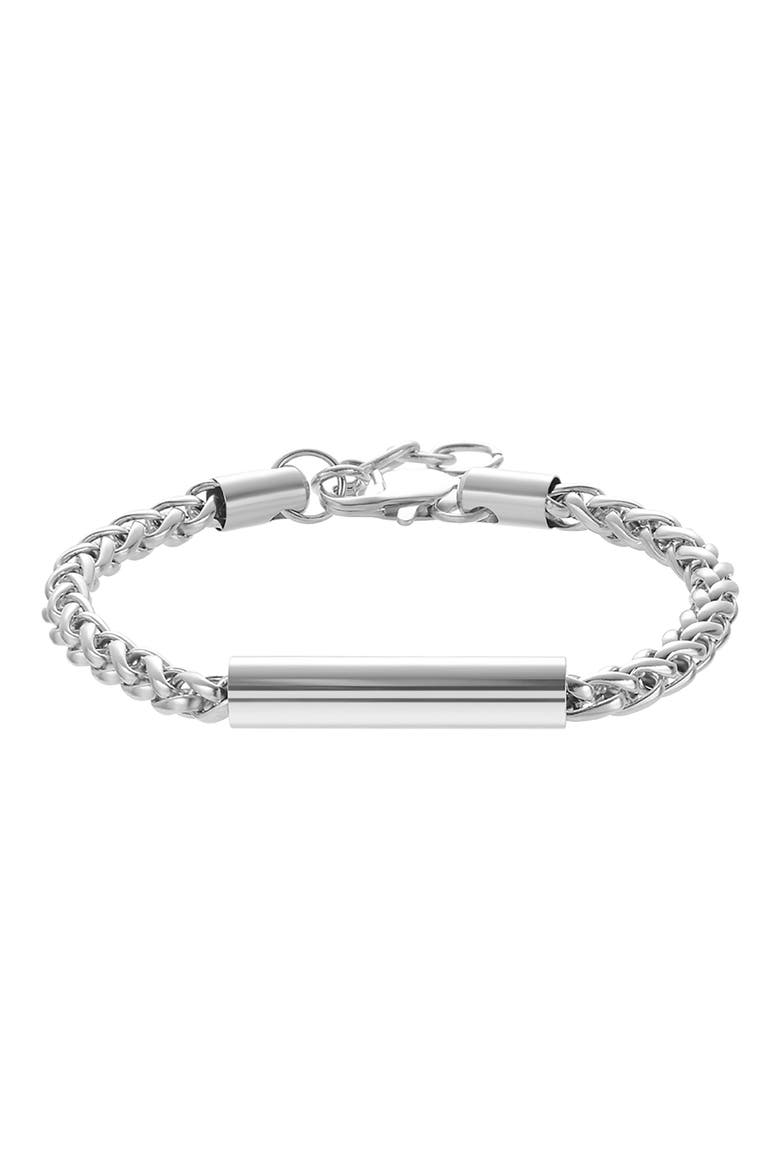Wheat Chain Bracelet, Main, color, SILVER
