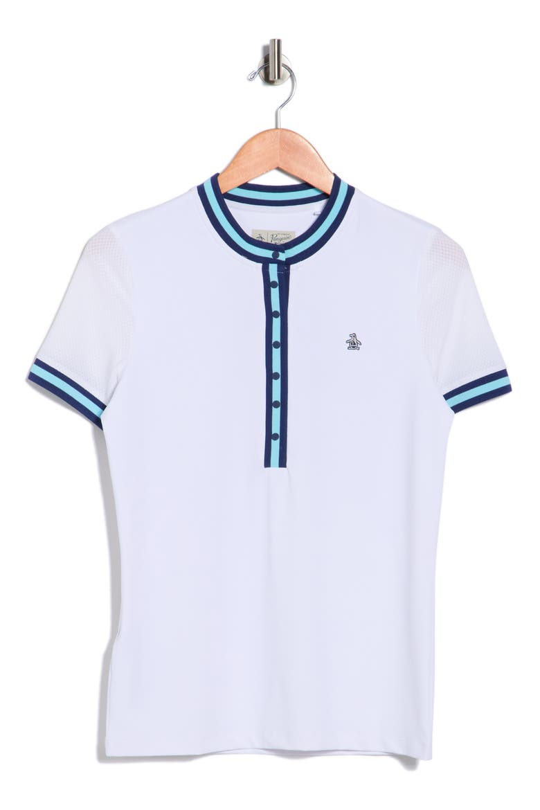 Golf Knit T-Shirt, Alternate, color, BRIGHT WHITE
