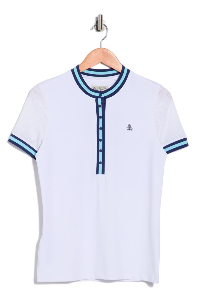 ORIGINAL PENGUIN GOLF Golf Knit T-Shirt, Main, color, Bright White
