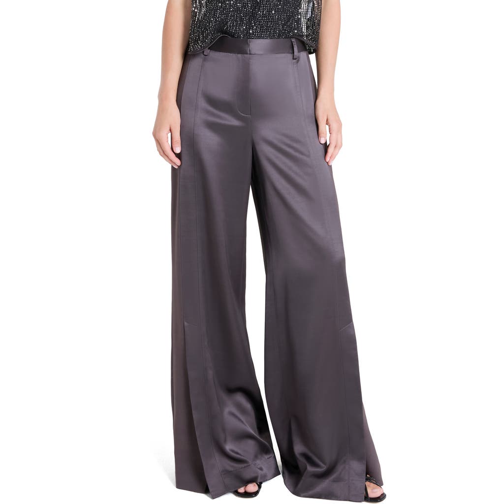 Twp Taite Wide Leg Pants In Gray