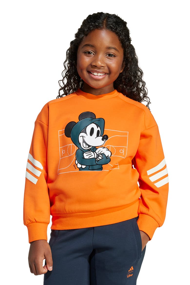 Kids' x Disney Mickey Mouse Sweatshirt, Main, color, SEIMOR/OWH