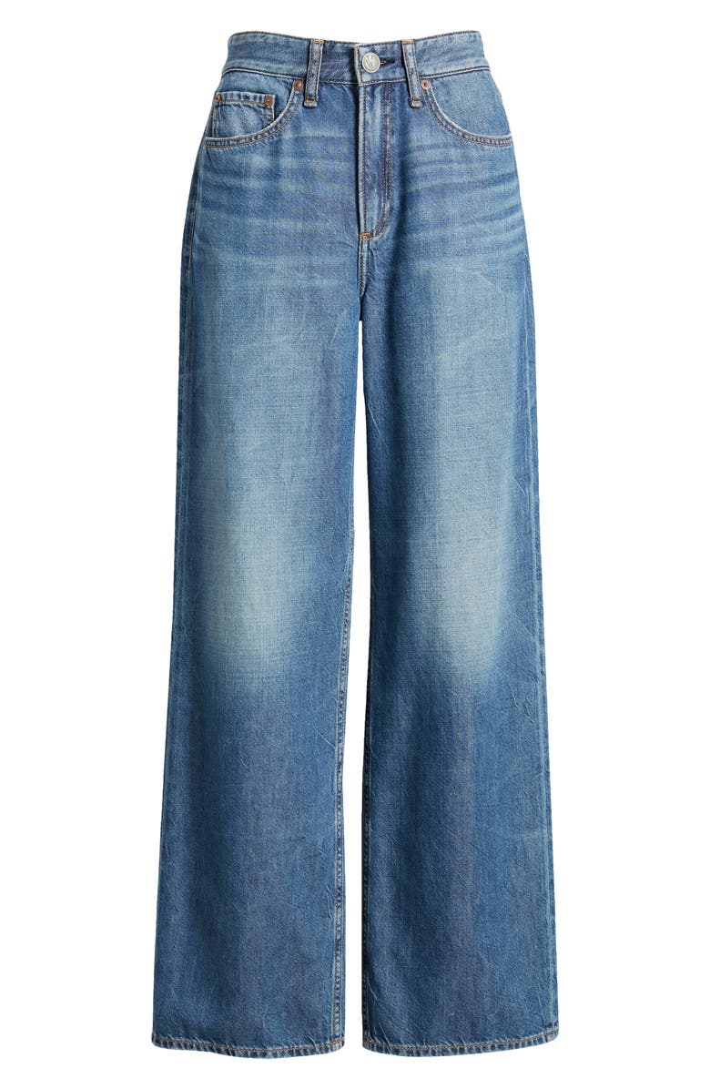 rag & bone Featherweight Logan Wide Leg Jeans, Alternate, color,
