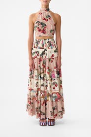 Camilla Halter Tie Back Top Notes From The Road