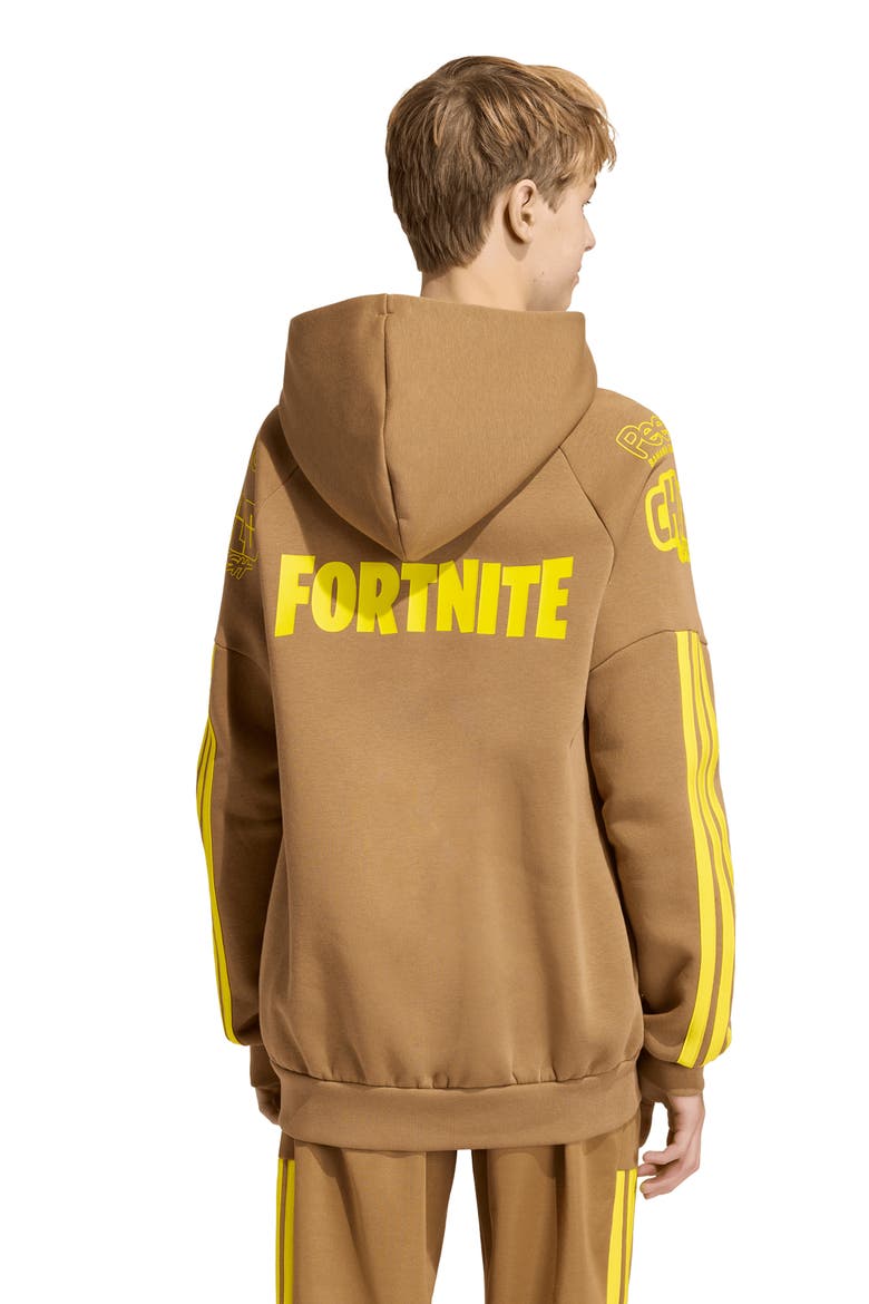 Kids' Fortnite Graphic Hoodie, Alternate, color, BROWN DESERT/ YELLOW