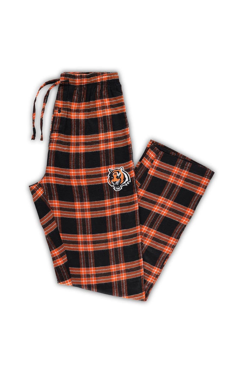 CONCEPTS SPORT Men's Concepts Sport Black/Orange Cincinnati Bengals Big & Tall Ultimate Sleep Pant, Alternate, color, 