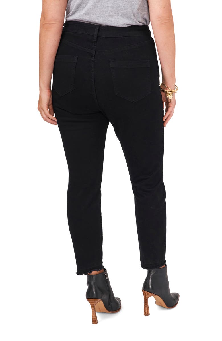 Vince Camuto Fray Hem Skinny Jeans, Alternate, color,