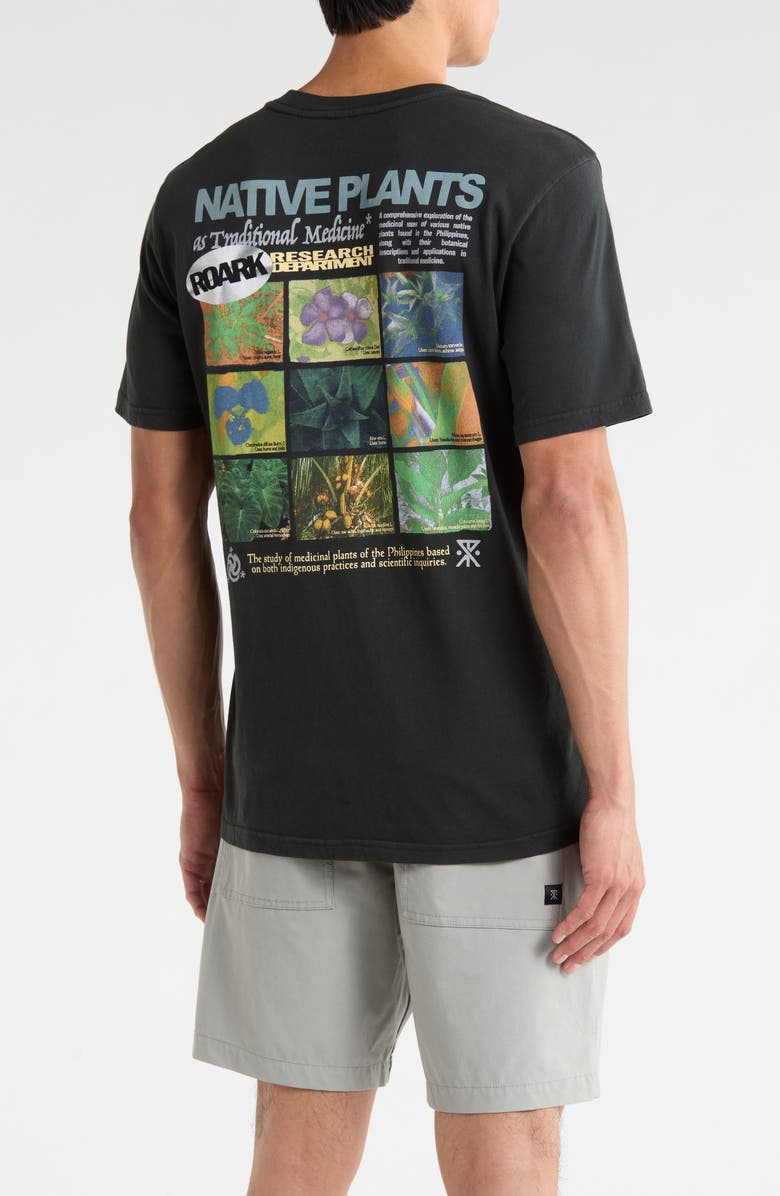 Roark Plant Medicine Cotton Graphic T-Shirt, Alternate, color, Washed Black